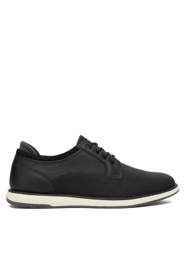 Aldo Półbuty Luca 13386639 Czarny. Kolor: czarny. Materiał: skóra