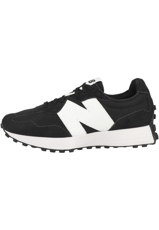 Buty do chodzenia męskie New Balance 327. Zapięcie: sznurówki. Kolor: czarny, biały, wielokolorowy. Materiał: guma, syntetyk, tkanina, materiał. Szerokość cholewki: normalna. Sport: turystyka piesza