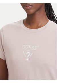 Guess T-Shirt V4YI21 KCDH1 Różowy Regular Fit. Kolor: różowy. Materiał: bawełna #3
