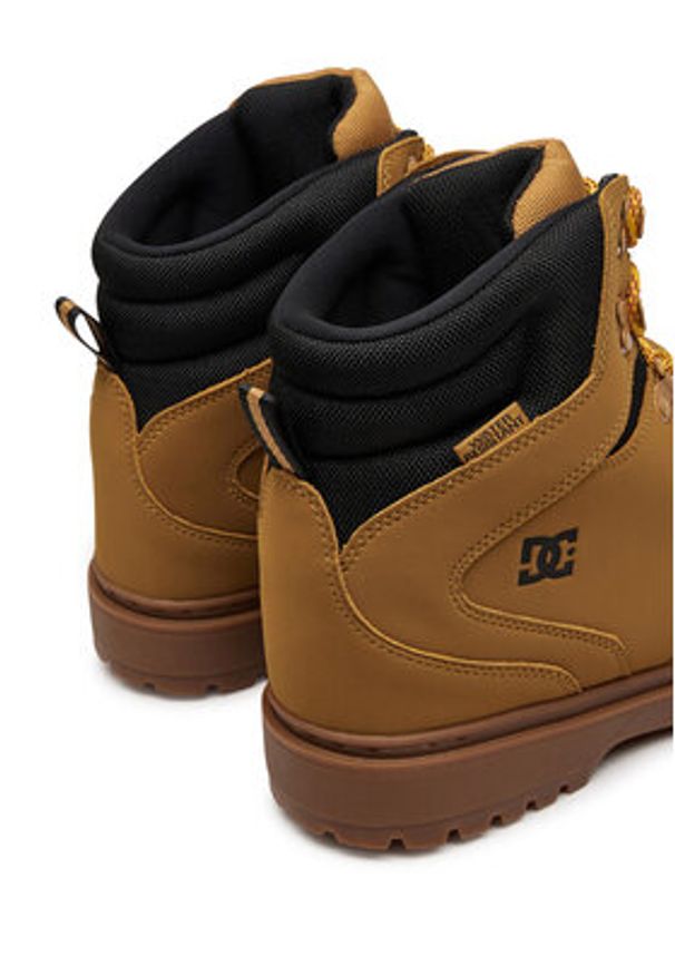 DC Shoes Trapery Peary Tr ADYB700045-WEA Brązowy. Kolor: brązowy. Materiał: skóra