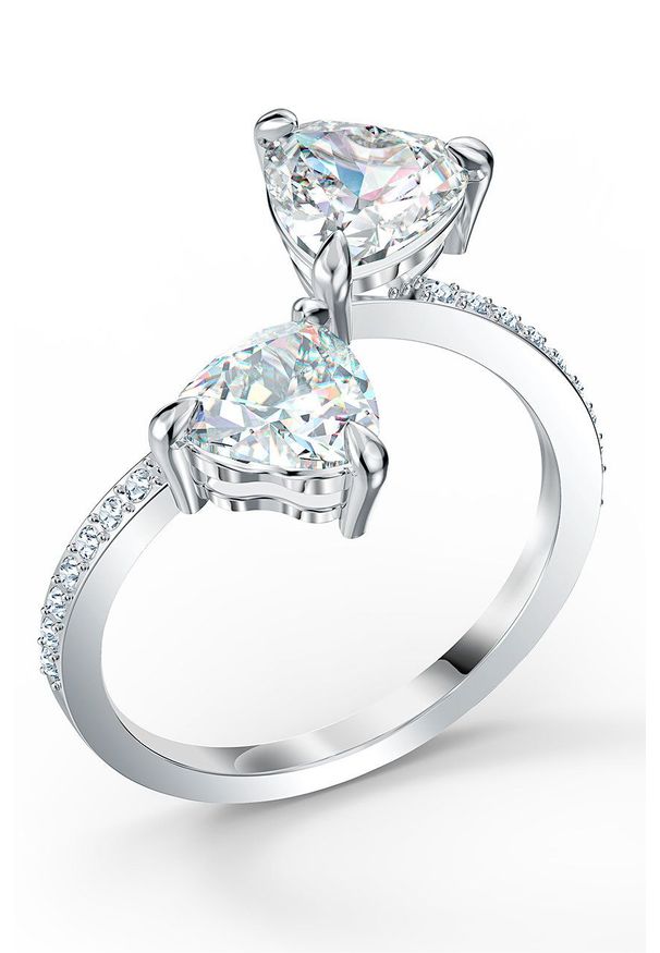 Swarovski - Pierścionek ATTRACT SOUL. Kolor: srebrny
