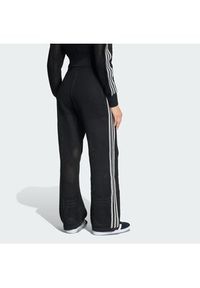 Adidas - adidas Spodnie dzianinowe Knitted Crochet Firebird KC6494 Czarny Regular Fit. Kolor: czarny. Materiał: syntetyk #4