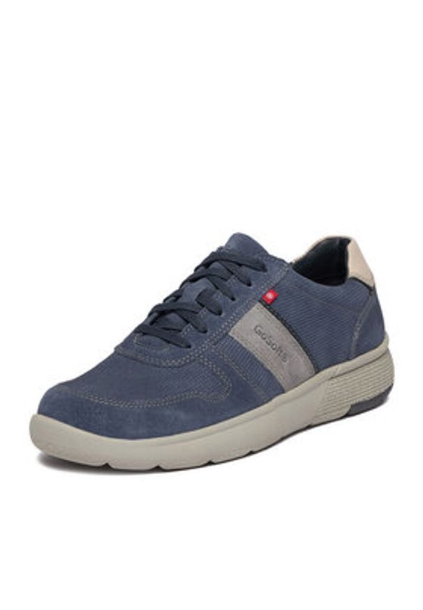 Go Soft Sneakersy CEO-CIRO-101 MB Niebieski. Kolor: niebieski. Materiał: zamsz, skóra