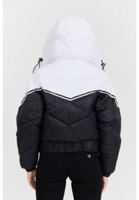 Karl Lagerfeld - KARL LAGERFELD Czarna damska kurtka Colorblock Padded Jacket. Kolor: czarny. Materiał: poliamid, syntetyk. Długość rękawa: długi rękaw. Długość: długie #4