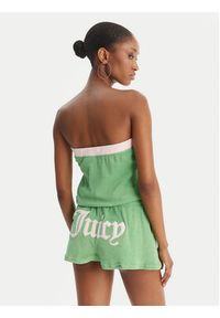 Juicy Couture Kombinezon Applique Terry JCWFP126316 Zielony Regular Fit. Kolor: zielony. Materiał: bawełna #3