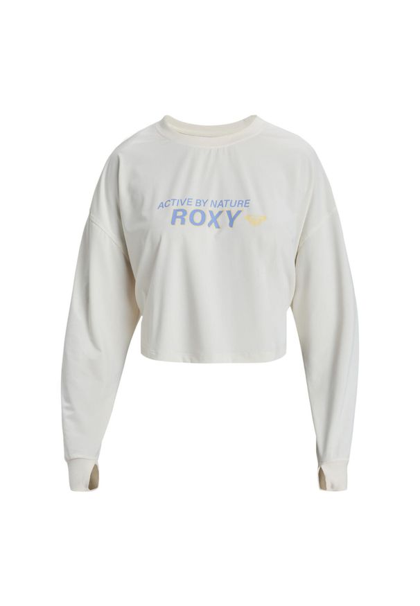 Roxy - Koszulka z długim rękawem dla Kobiety BOUNDLESS SPIRIT Biały. Kolor: biały. Materiał: elastan, poliester, materiał. Długość rękawa: długi rękaw. Długość: długie