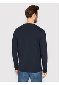 BOSS - Boss Longsleeve TChark 50473286 Granatowy Regular Fit. Kolor: niebieski. Materiał: bawełna. Długość rękawa: długi rękaw #3