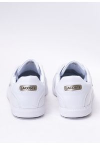 Sneakersy męskie białe Lacoste Graduate 0721 741SMA0011-21G. Kolor: biały. Materiał: dzianina. Sezon: lato. Sport: bieganie #4