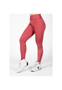 GORILLA WEAR - Legginsy fitness damskie Gorilla Wear Kaycee Tights z wysokim stanem. Stan: podwyższony. Kolor: brązowy, wielokolorowy, czerwony. Sport: fitness