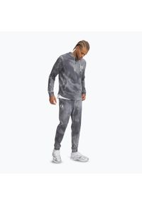 Spodnie męskie Under Armour Rival Terry Printed Jogger. Kolor: szary