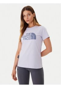 The North Face T-Shirt Easy NF0A8A6D Fioletowy Regular Fit. Kolor: fioletowy. Materiał: bawełna