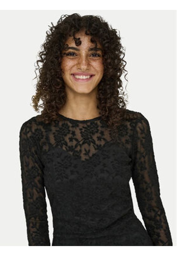 only - ONLY Sukienka koktajlowa Blaise 15356156 Czarny Slim Fit. Kolor: czarny. Materiał: syntetyk. Styl: wizytowy