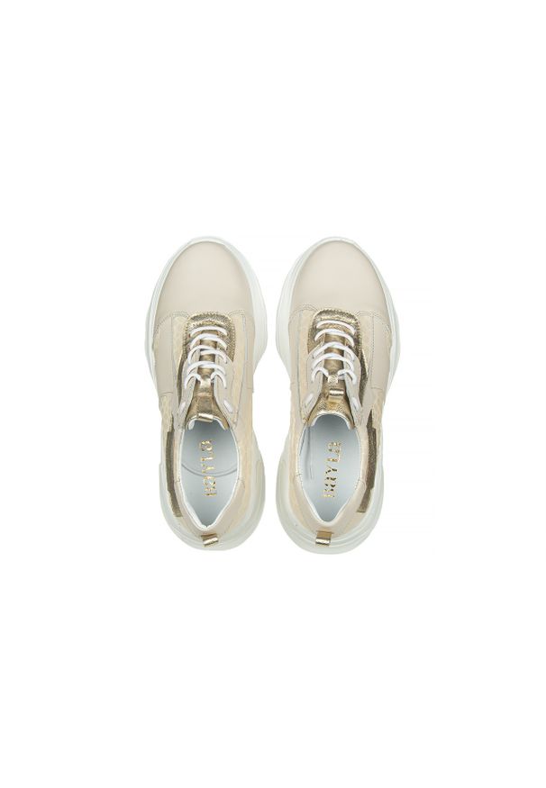 Półbuty Bayla-159 4552 123-P Złoto Lico 159121, Skóra naturalna. Kolor: szary. Materiał: skóra. Szerokość cholewki: normalna. Styl: sportowy, klasyczny