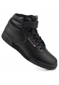 Męskie skórzane buty sportowe Reebok Exofit Hi. Kolor: czarny. Materiał: skóra #1