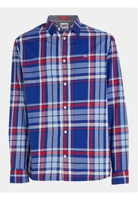 Tommy Jeans Koszula DM0DM16612 Niebieski Classic Fit. Kolor: niebieski. Materiał: bawełna #6