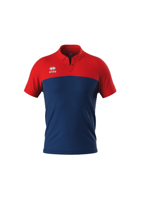 ERREA - Polo Errea Bob. Typ kołnierza: polo. Kolor: czerwony, niebieski, wielokolorowy. Styl: wakacyjny, sportowy