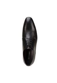 Wittchen - Męskie buty derby skórzane proste czarne. Okazja: do pracy. Kolor: czarny. Materiał: skóra. Wzór: aplikacja, gładki. Styl: elegancki #5
