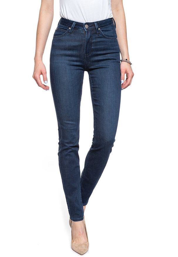 Lee - SPODNIE DAMSKIE LEE SCARLETT HIGH POLISHED INDIGO L626RKKD 112114347