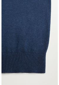 Mango Man - Sweter TENV. Okazja: na co dzień. Kolor: niebieski. Materiał: bawełna, kaszmir, dzianina. Długość rękawa: długi rękaw. Długość: długie. Styl: casual #7