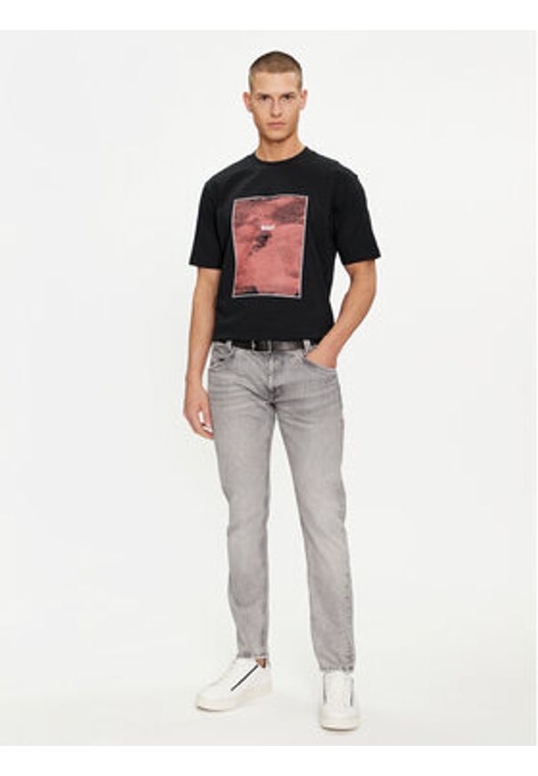 BOSS - Boss T-Shirt 50518900 Czarny Relaxed Fit. Kolor: czarny. Materiał: bawełna