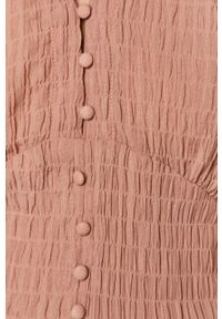 medicine - Medicine - Bluzka Summer Linen. Okazja: na co dzień. Kolor: różowy. Materiał: tkanina. Wzór: gładki. Styl: casual #6