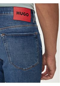 Hugo Jeansy 50517526 Niebieski Slim Fit. Kolor: niebieski