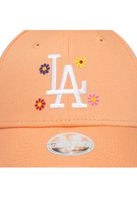 New Era Czapka z daszkiem Wmns Flower 940 La Dodgers 60435013 Pomarańczowy. Kolor: pomarańczowy. Materiał: materiał