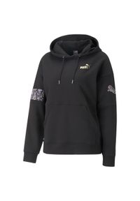 Bluza Z Kapturem Puma Power Nova Shine Colorblock. Typ kołnierza: kaptur. Kolor: czarny