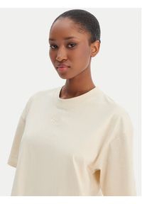 Reebok T-Shirt Reebok x Ewa Chodakowska Anka RK25611CCW Beżowy Relaxed Fit. Kolor: beżowy. Materiał: bawełna #5