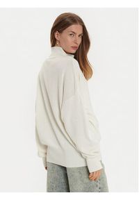 ViCOLO Sweter 77039S Écru Regular Fit. Materiał: syntetyk