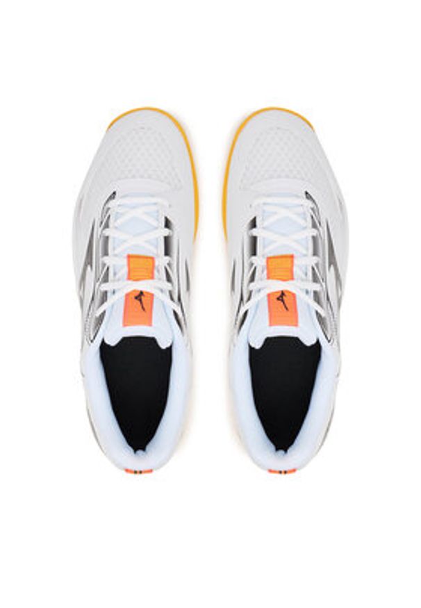 Mizuno Buty halowe Cyclone Speed 5 V1GA2580 Biały. Kolor: biały. Materiał: materiał