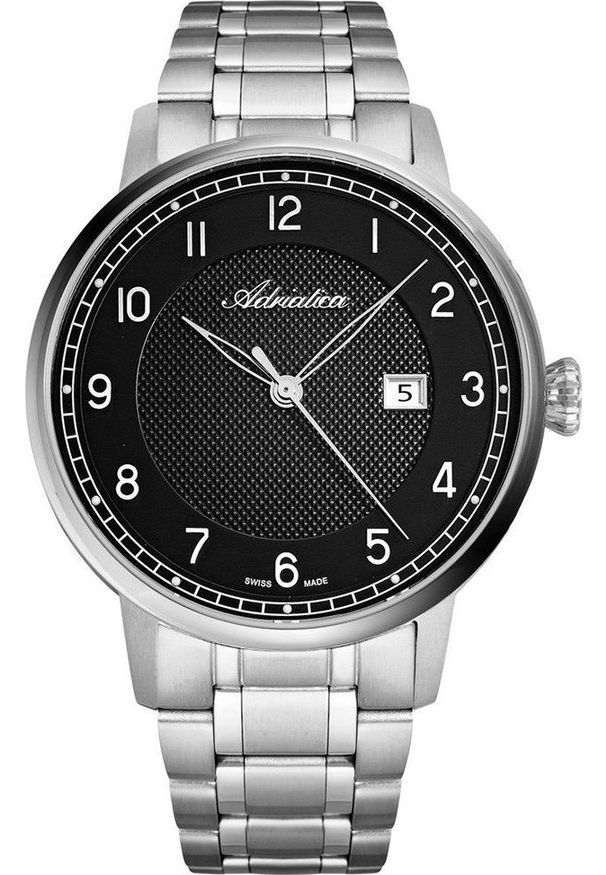 Zegarek Adriatica Zegarek męski Adriatica A8308.5124A srebrny. Kolor: srebrny