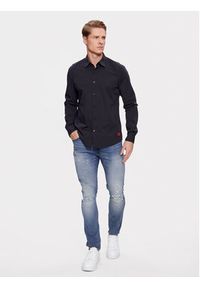 Hugo Koszula Ermo 50500216 Granatowy Slim Fit. Kolor: niebieski. Materiał: bawełna #3