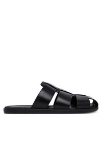 Aldo Klapki Marais 13963701 Czarny. Kolor: czarny. Materiał: skóra