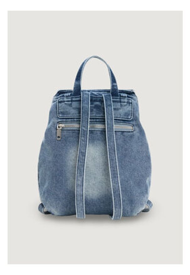 Desigual Plecak 26SAKD07 Niebieski. Kolor: niebieski. Materiał: materiał