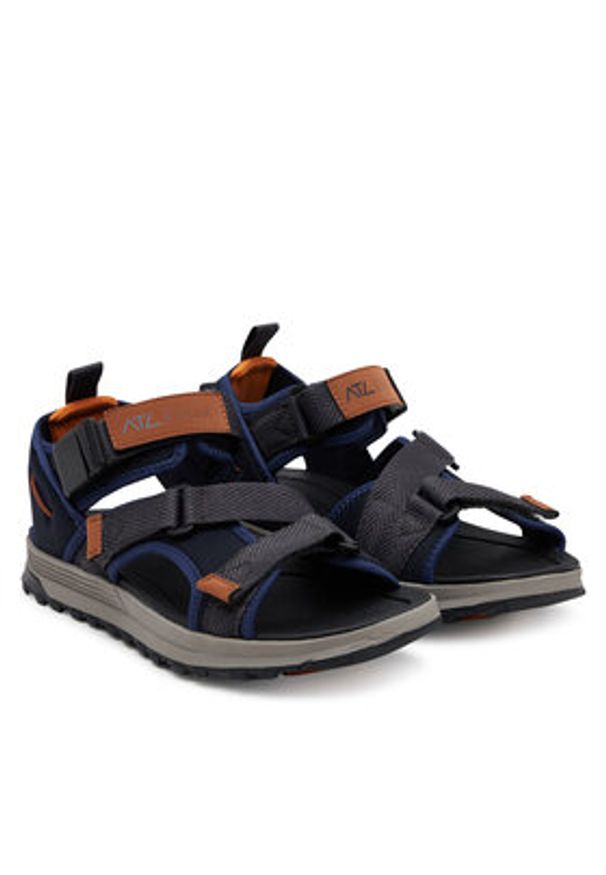 Clarks Sandały ATL Trek Tide 26181521 Granatowy. Kolor: niebieski. Materiał: materiał
