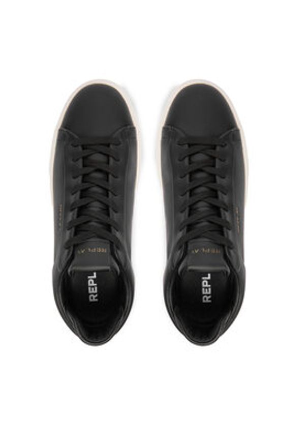 Replay - REPLAY Sneakersy GMZ7O .000.C0001L Czarny. Kolor: czarny. Materiał: skóra