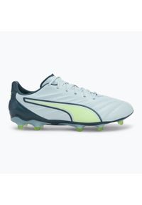 Puma - Buty piłkarskie męskie PUMA King Pro FG/AG ed dew/fizzy apple. Kolor: wielokolorowy, żółty, szary, zielony, niebieski. Sport: piłka nożna