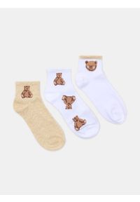 Sinsay - Skarpetki ze wzorkiem 3 pack - wielobarwny
