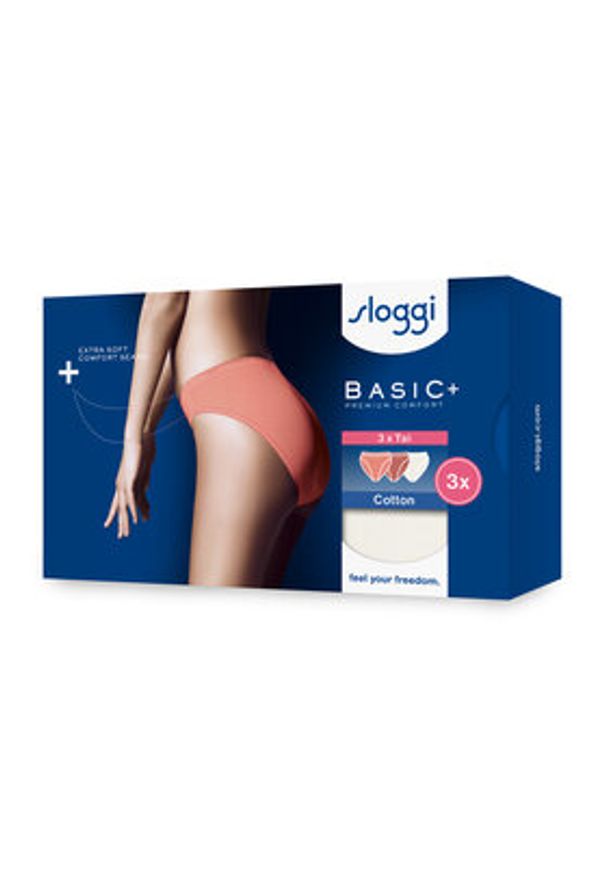 Sloggi Komplet fig Basic 10222391 Różowy. Kolor: różowy. Materiał: bawełna
