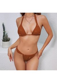 Intica - Bikini wiązane z regulowanymi ramiączkami na plażę i basen Deena. Materiał: materiał #7