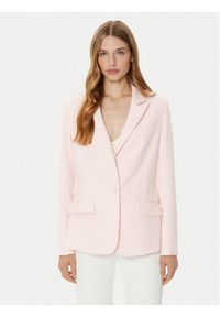 Guess Marynarka W5RN46 WFWX2 Różowy Regular Fit. Kolor: różowy. Materiał: syntetyk #1