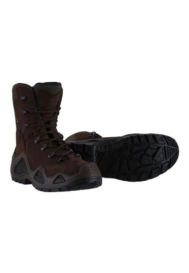 Buty trekkingowe męskie Lowa Z-8n Gtx C. Wysokość cholewki: za kostkę. Zapięcie: sznurówki. Kolor: brązowy. Materiał: skóra, syntetyk, tkanina, materiał. Szerokość cholewki: normalna
