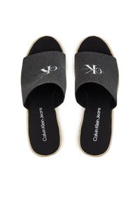 Calvin Klein Jeans Espadryle Slide Wedge Rope Sandal Ml Btw YW0YW01356 Czarny. Kolor: czarny #3