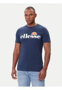 Ellesse T-Shirt Sl Prado SHC07405 Granatowy Regular Fit. Kolor: niebieski. Materiał: bawełna