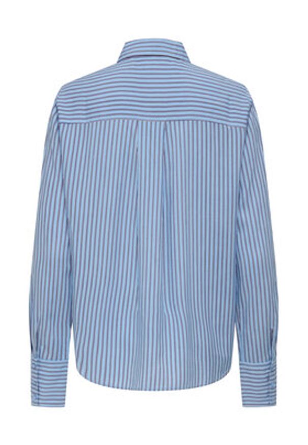 only - ONLY Koszula Berit 15320243 Niebieski Regular Fit. Kolor: niebieski. Materiał: wiskoza