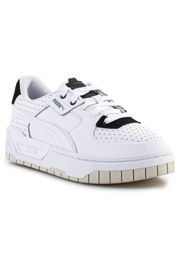 Buty do chodzenia damskie Puma Cali Dream Heritage. Zapięcie: sznurówki. Kolor: biały, wielokolorowy. Materiał: tkanina, materiał, skóra, syntetyk. Szerokość cholewki: normalna. Sport: turystyka piesza
