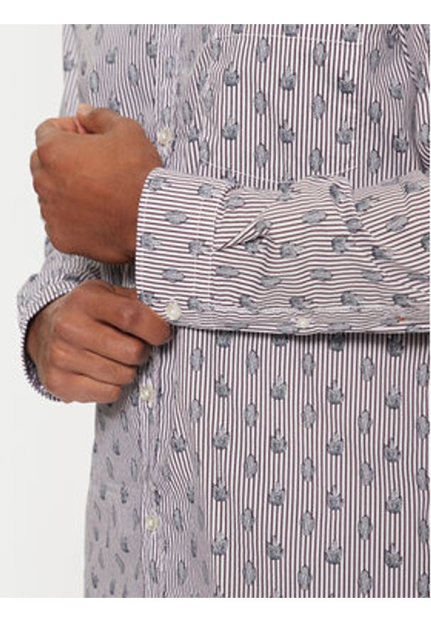 BOSS Koszula Rickert 50530835 Biały Regular Fit. Kolor: biały. Materiał: bawełna