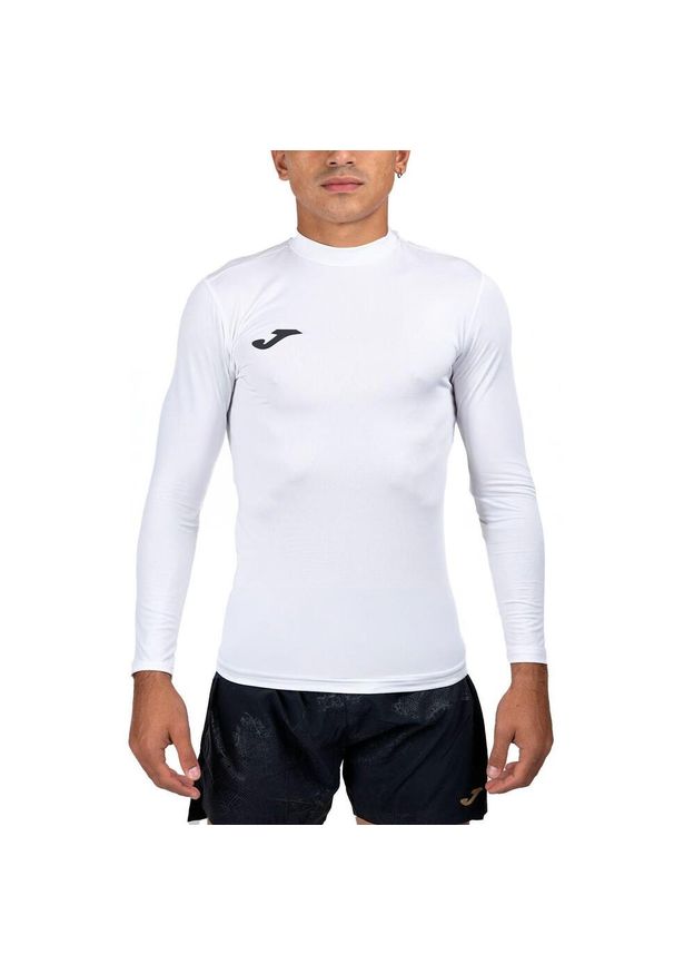 Koszulka termiczna męska Joma Brama Academy biały 2XS-XS. Kolor: biały. Materiał: elastan, poliester. Długość rękawa: długi rękaw. Długość: długie. Sport: piłka nożna