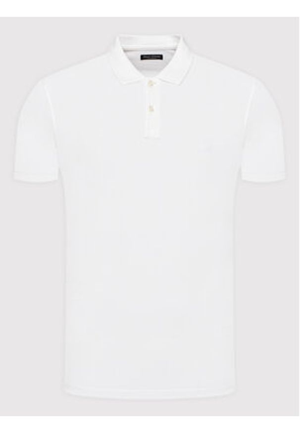 Marc O'Polo Polo B21 2266 53000 Biały Regular Fit. Typ kołnierza: polo. Kolor: biały. Materiał: bawełna